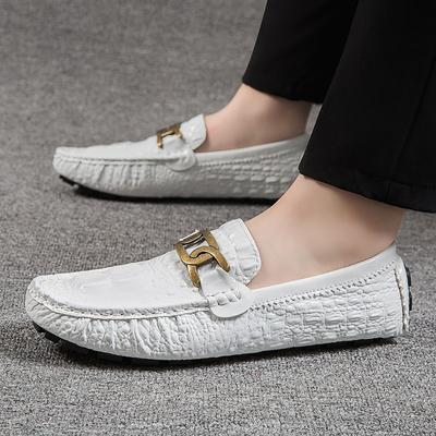 Fashion New Male Shoes Male Outdoor Footwear Men All-match Loafers Pu Leather Fashion Club Shoes Men Luxury Brand Men's Slip On Flats