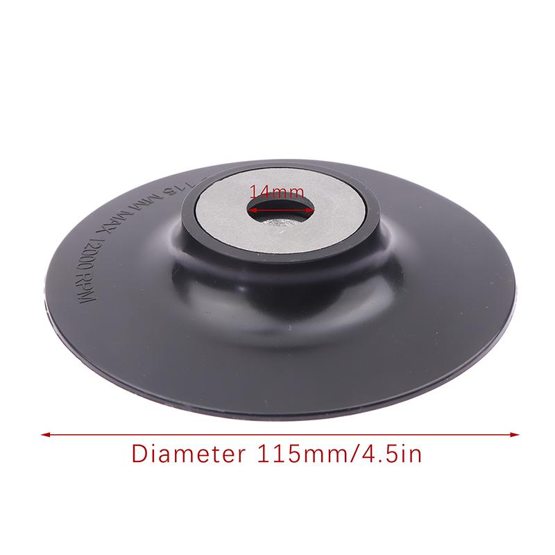 

4-7 Дисковая опора из смоляного волокна, инструмент для шлифовальной машины со скоростью вращения 12200 об/мин, стальной лоток для бумаги для угловой шлифовальной машины 115mm