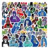 60 Gorilla Tag Graffiti Stickers - Waterproof Suitcase & Notebook Decoration