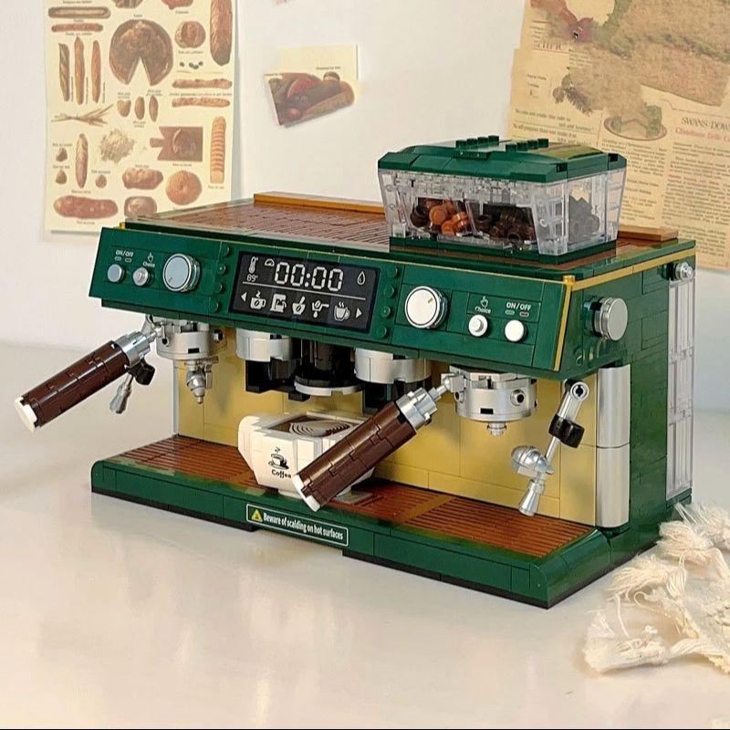 Mini Coffee Machine Building Block Set for Adults - Creative Coffee Grinder Model - Perfect Gift for Coffee Lovers