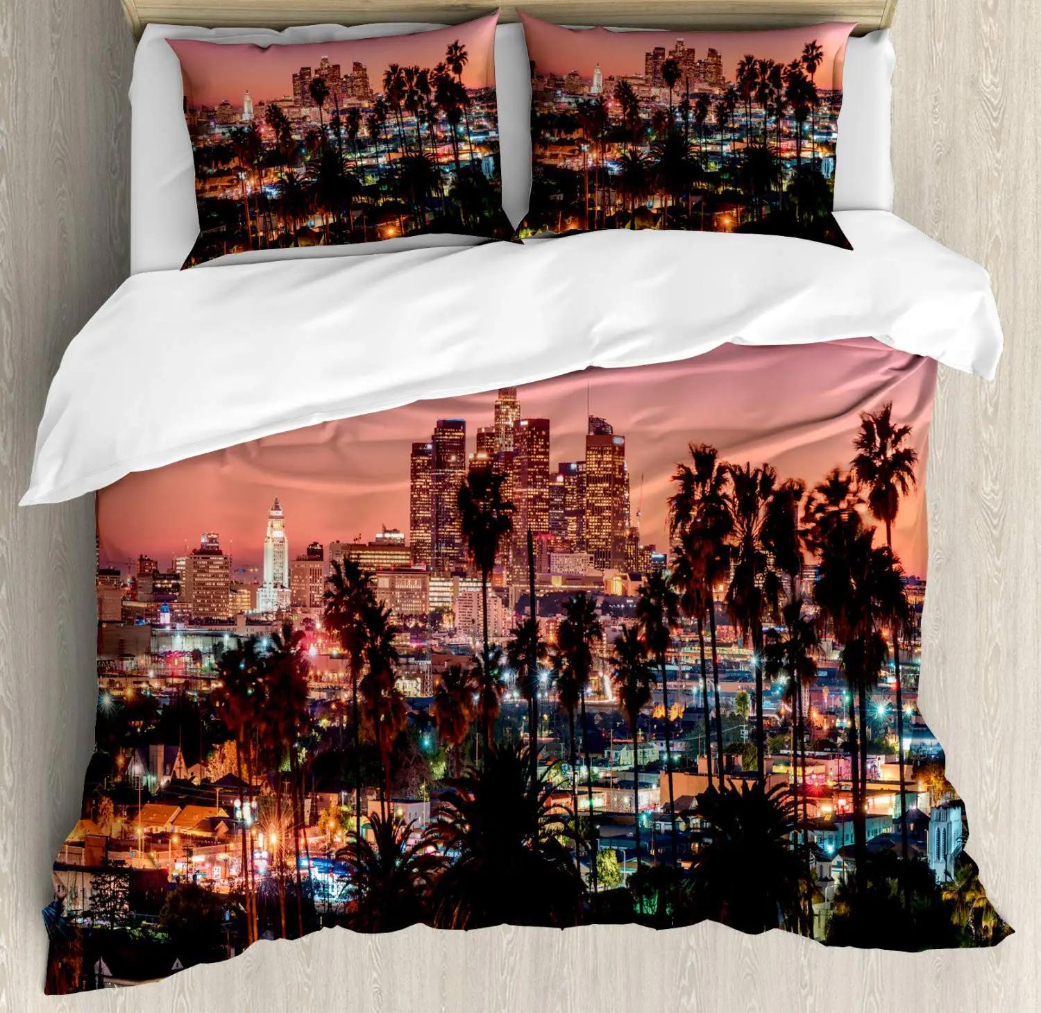 

United States Duvet Cover Set Newspaper New York With Texts Lipstick Vintage Bedding Set Double Queen King Polyester Qulit Cover EU single(135x200cm)