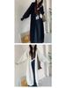 Cozy Hooded Long Knit Cardigan - Thick, Loose Mid-Length Sweater for Autumn/Winter
