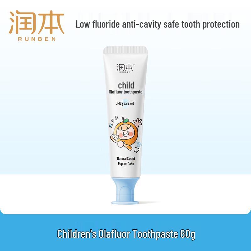 RUNBEN Kids Anti-Cavity Fluoride Toothpaste