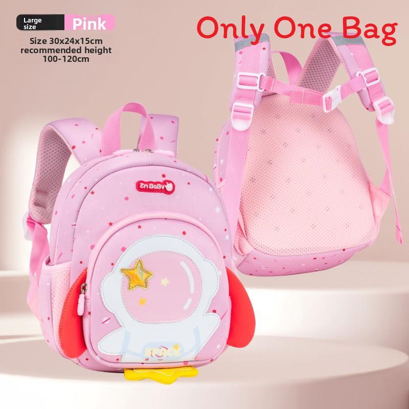 Sesame Baby Cartoon Astronaut Toddler Backpack With Breathable Material For School Use