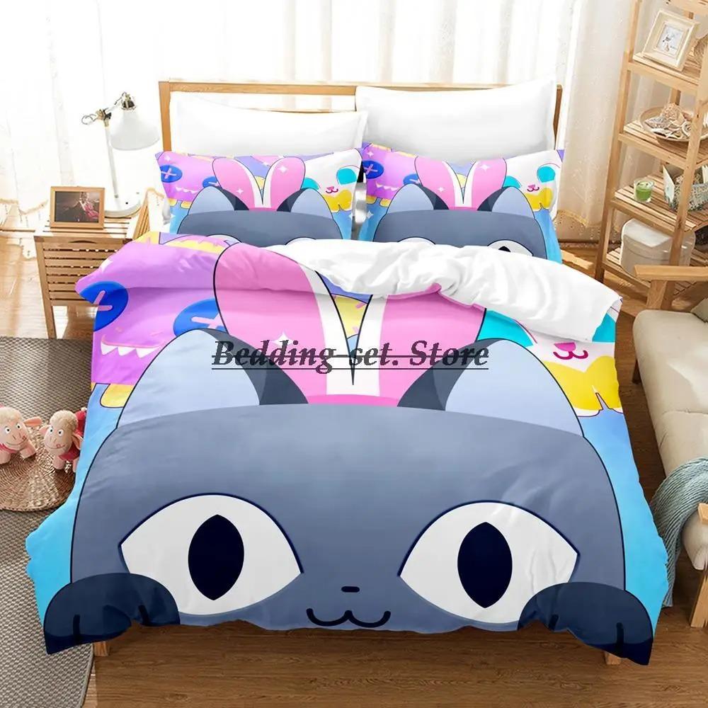 

Pet simulator X Bedding Set Single Twin Full Queen King Size Bed Set Aldult Kid Bedroom Duvetcover Sets Anime Bed Sheet Set 70x133cm 2pcs