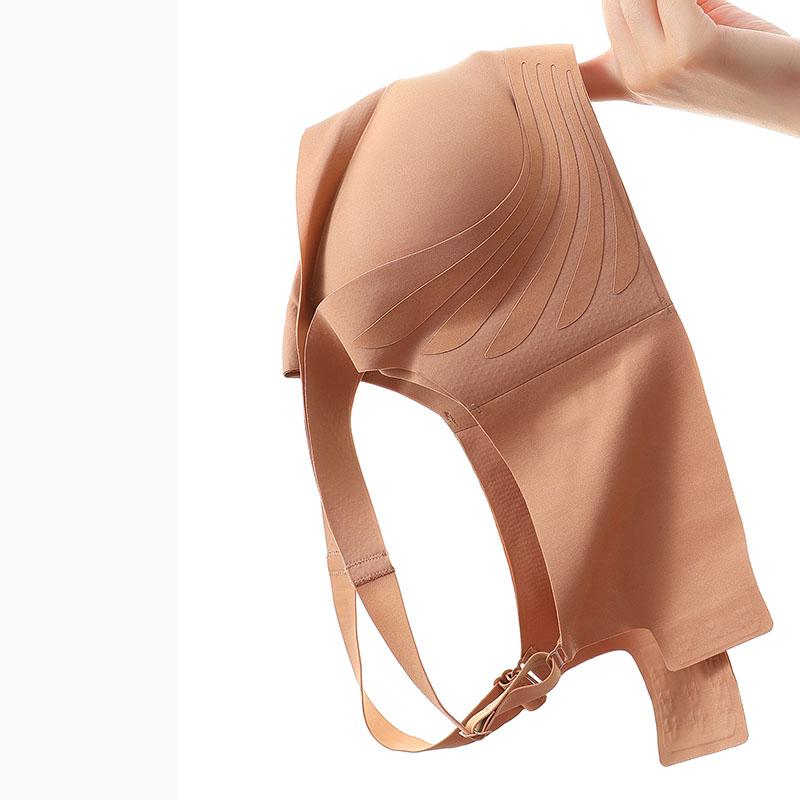 Traceless BH Frauen sammeln ohne Stahlring Unterwäsche Herbst und Winter bequemer BH einfarbiger BH unsichtbarer BH