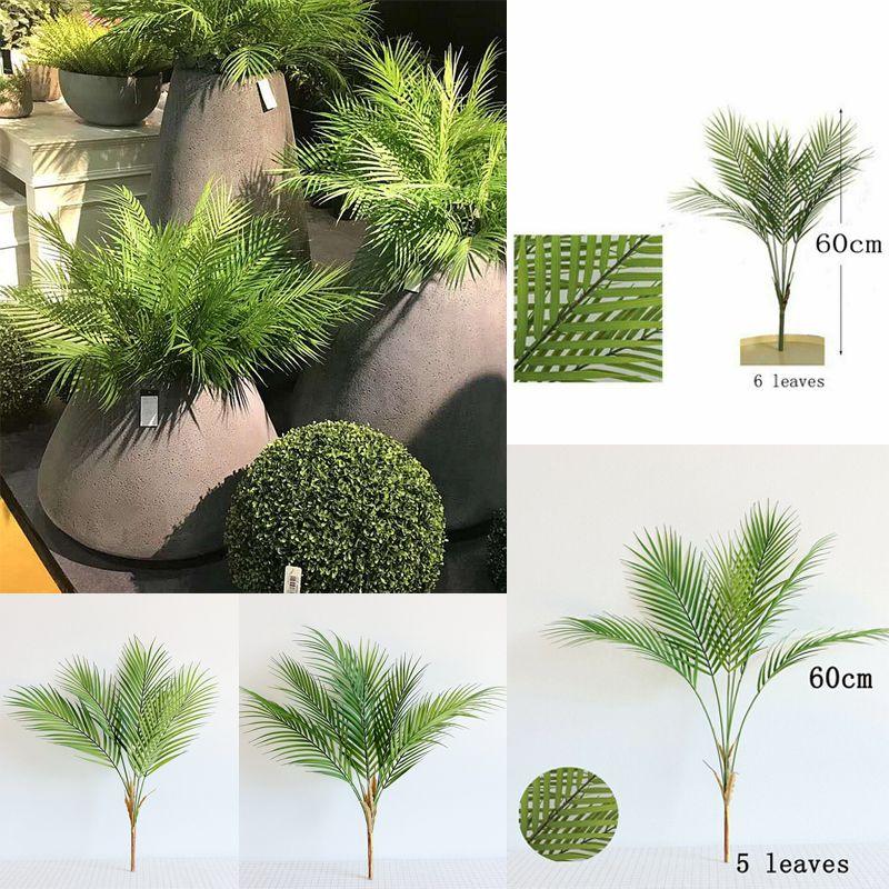 Artificial Plants Indoor Outdoor Fake Leaf Foliage Bush For Home Garden And Wedding Decor