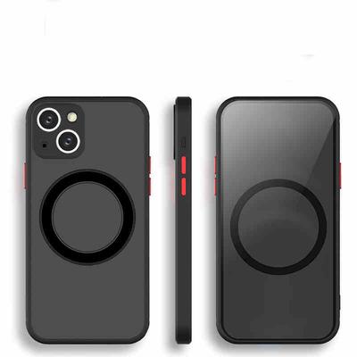 Funda magnética mate para Samsung Galaxy S23 S24 S22 S21 S20 S25 Ultra Plus FE A14 A24 A54 A53 A35 A34 A15 A25 A55 A16 A56, cubierta de carga inalámbrica esmerilada
