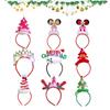 Xmas Tree/Santa's Hat/Elk Merry Christmas LED Hairband Christmas Cosplay Headband  New Year