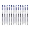 12PCS Quick Drying Retractable Gel Pen Ergonomic Silicone Grip 0.5MM Tip Gel Pen Office Writing Tool for Note Taking