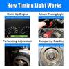 User Friendly Gas Engine Timing Tester with Lamp Indicator High Accuracy for Car Motorcycle Maintenance Diagnostics Tool