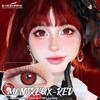 Eyeshare 1 Pair RAVEN Cosplay Contact Lenses Bloom Black/White Halloween Makeup Eye Contacts 14.5mm Big Lens