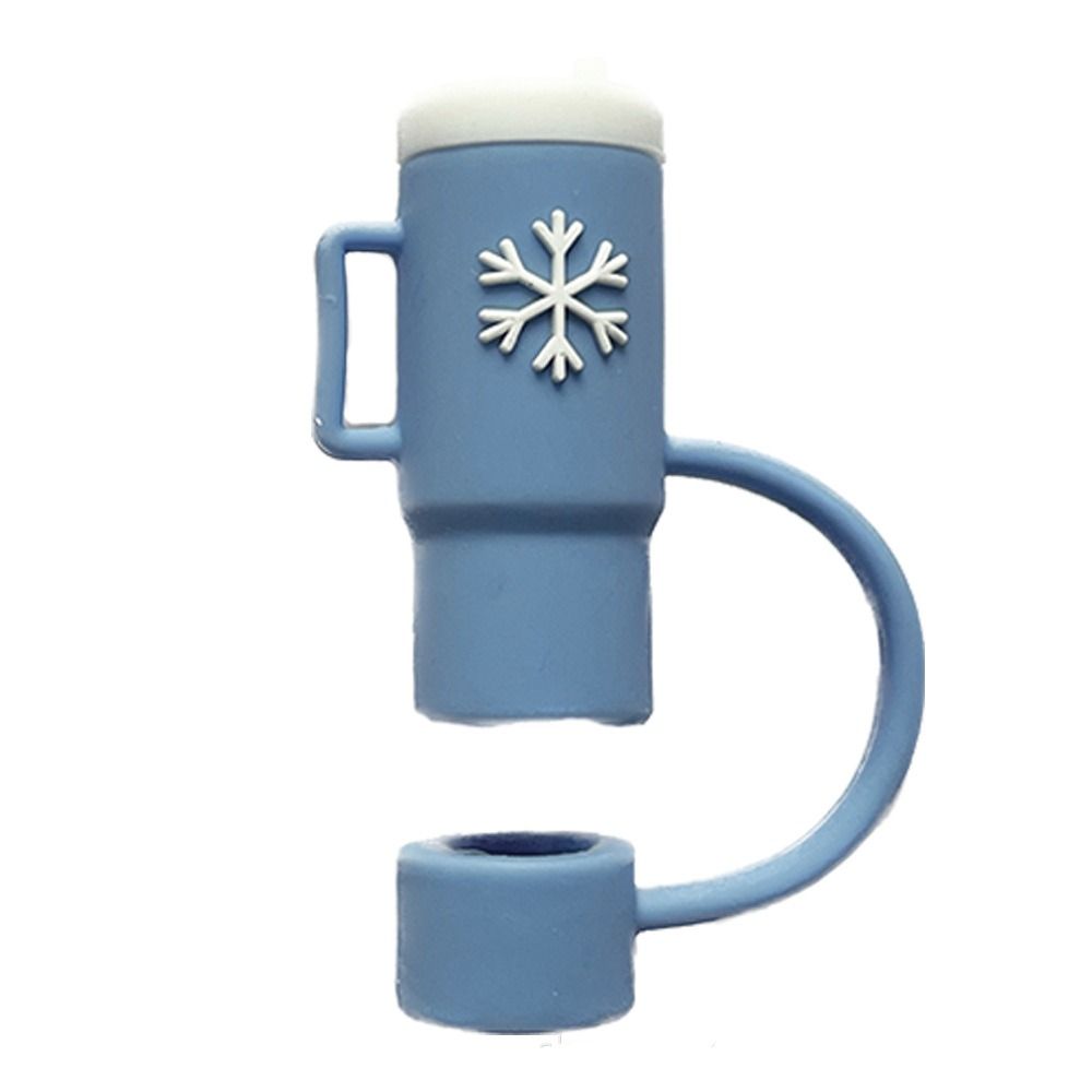 Silicone Straw Topper Splash Proof Straw Dust Cap Drinkware Straw Cover  Straw Decoration