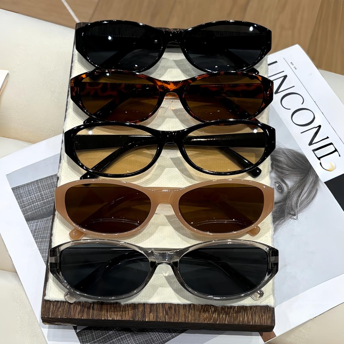

5pcs European and American retro style men s and women s fashionable sunglasses, trendy and versatile, suitable for summer sun s