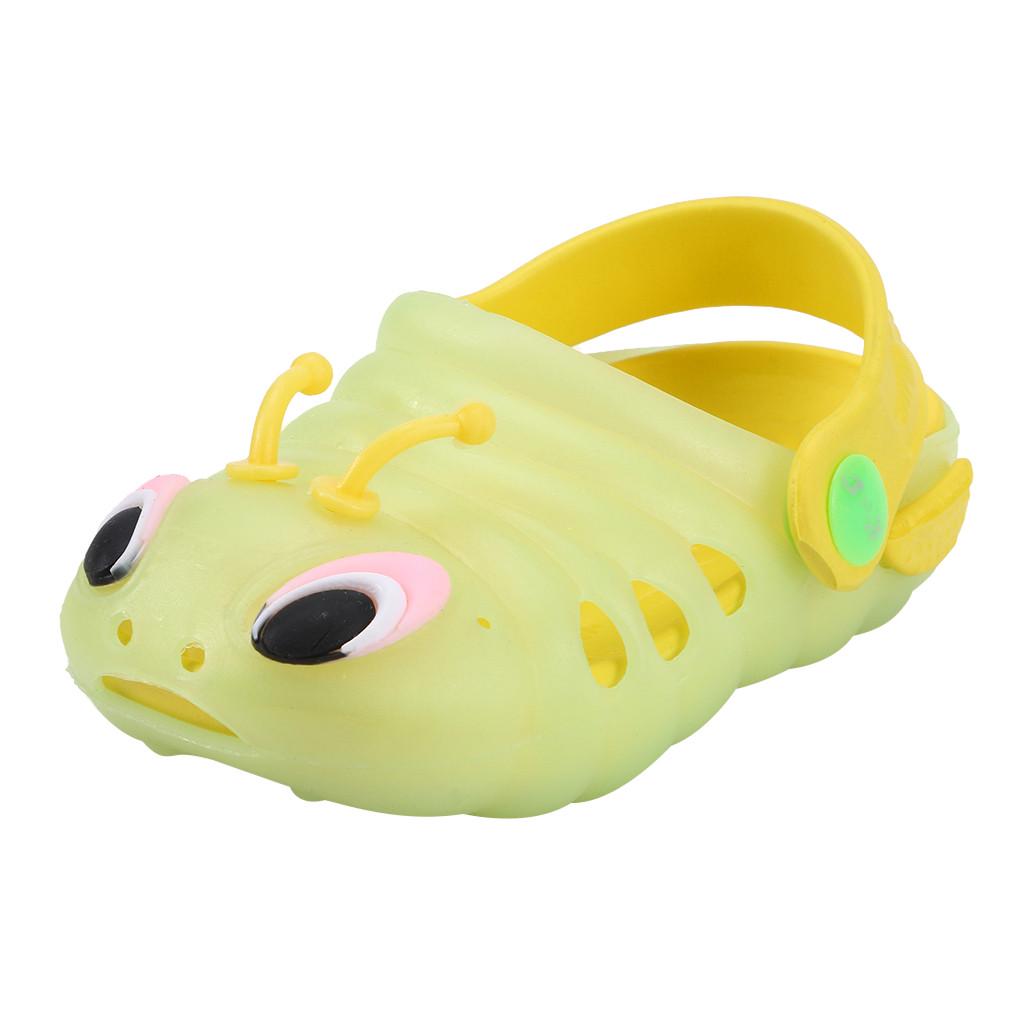 Sommer Kleinkind Baby Jungen Mädchen Cartoon Sandalen Hausschuhe Led Licht Leuchtende Schuhe