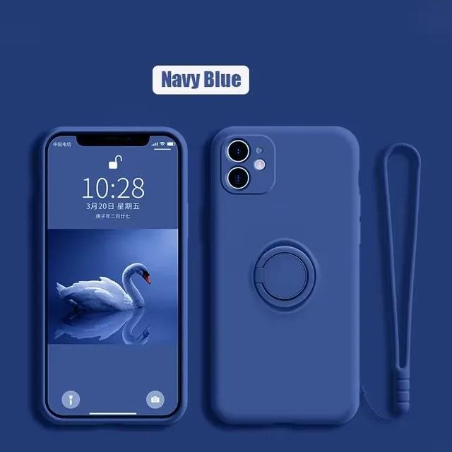 Liquid Silicone Magnetic Holder Kickstand Cover For XiaoMi Redmi 13C 4G Note 12 13 14 Pro Plus 5G Phone Case Soft