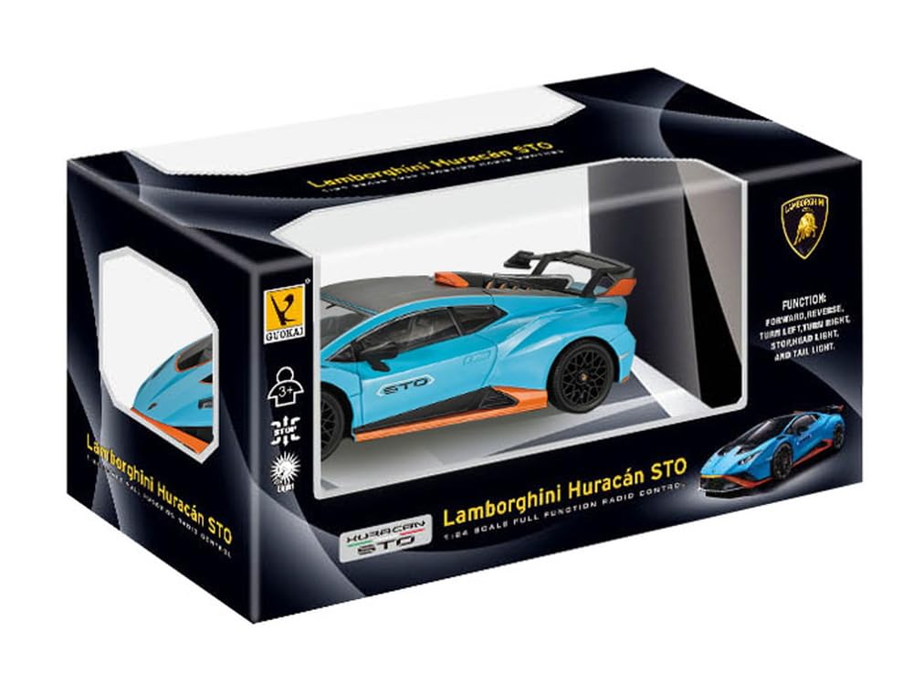 Doyusha 1/24 Scale Lamborghini Huracan STO Blue Electric Radio Control 30665
