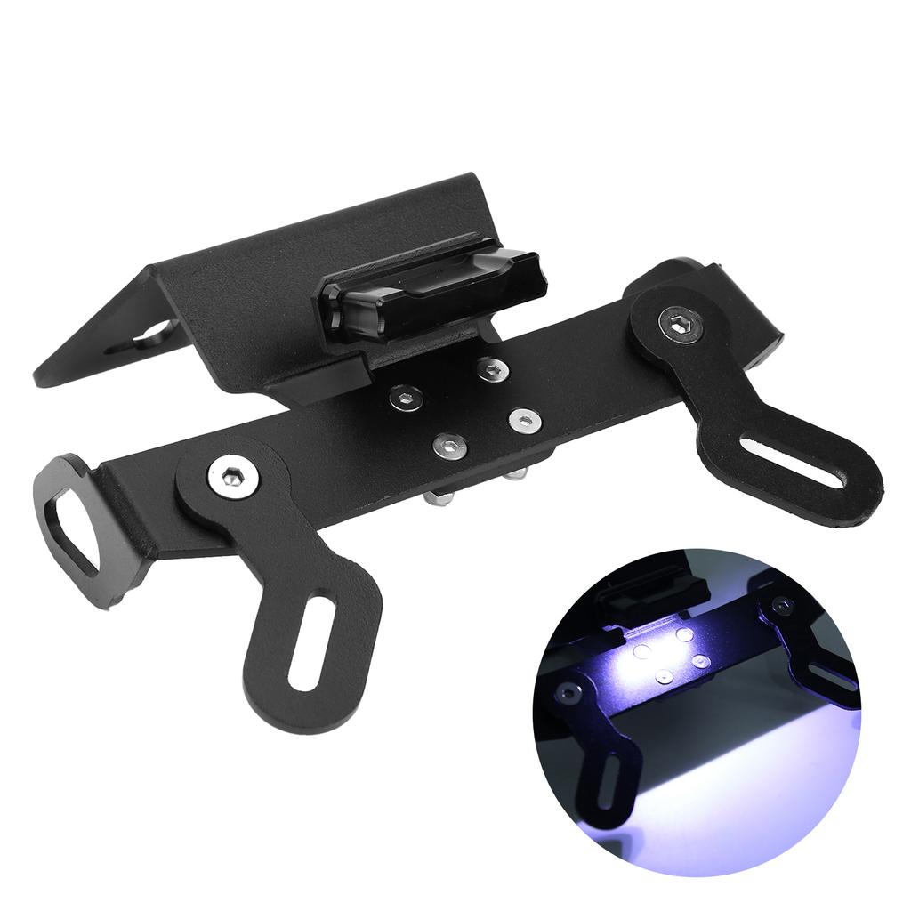 Short License Plate Bracket W LED Light Fender Eliminators Fit for YAMAHA XJ6N XJ6 Diversion