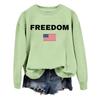 Women's Fashionable Casual Round Neck Loose Printed Long Sleeved Sweatshirt