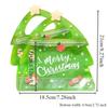 Festive Christmas Treat Bags Adorable Cartoon Design Secure Sealed Packaging for Candy Cookies Holiday Gifts and Party Favors