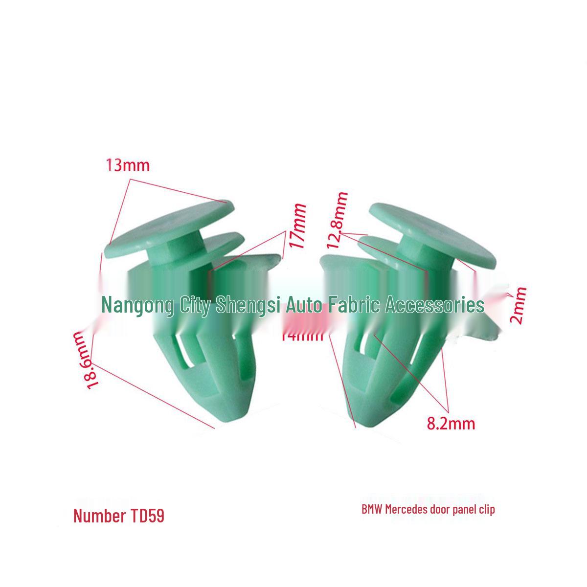 

BMW Series 3/5/7 Interior Door Trim Panel Clip Decor Accessory 10000