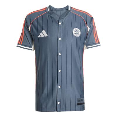FC Bayern Munich Sports Versatile Short Sleeve Jersey Men Jersey Deep-Gray JM9435