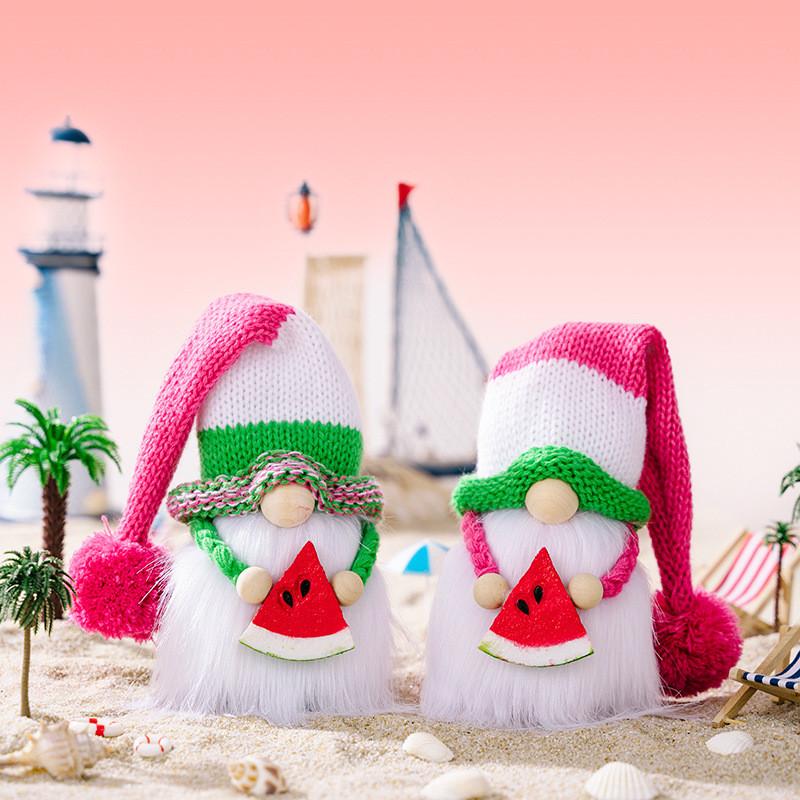 Enchanting Watermelon Themed Gnome Doll Perfect For Summer Celebrations Decor And
