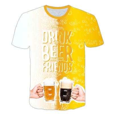 Bier 3D Print T shirt Kinder Jungen T Shirts Kurzarm Kinder Mädchen Harajuku T Shirts Kinder Beliebte Super Cool tops Tees