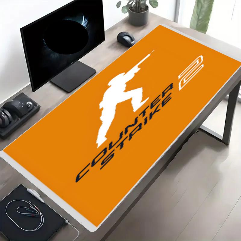 Counter Strike Print Mouse Pad, Anti‑Slip Desktop keyboard Mat, for PC Laptop Gaming Working Daily Use, Cool Festival Birthday Gift