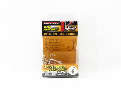 Decoy V-F52 Double Hook Heavy Duty Double Hooks Size 6 (7943)