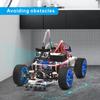 OSOYOO Servo Steering Smart Robot Car with Camera for Raspberry Robot Car Kit for Programming and Uses Python Code To Make Coding Easier and Faster To