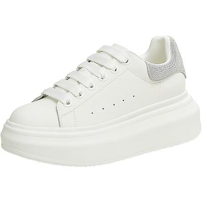 TATA Atmungsaktive Freizeitsneakers für Damen mit dicker Sohle