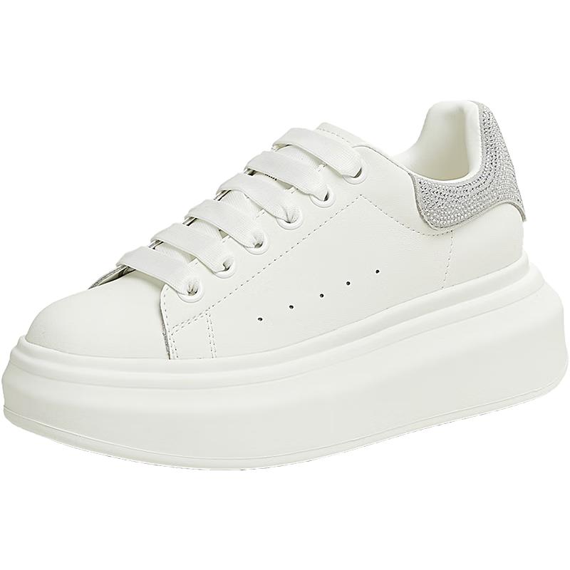 TATA Women s Breathable Thick-Sole Casual Sneakers 38