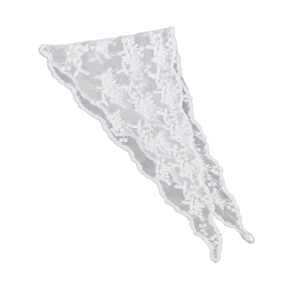Elegant Lace Head Scarf With/without Lanyard Design Soft and Breathable Headwrap Cloth for Fashion Forward Women