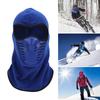 Volledig Gezichtsklep met Ademend Mesh Siliconen Paneel Winter Fleece Nekwarmer voor Rijden Winddichte Gezichtsklep