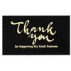 Bookmark Christmas Postcard Black White Thank You Bride X096