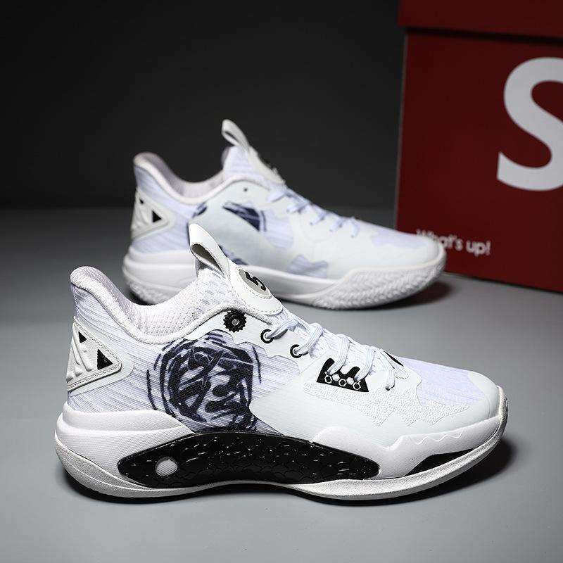 

Мужские трендовые баскетбольные кроссовки на воздушной подушке с амортизацией и высококачественная спортивная обувь для бега 45