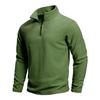 Men S Stand Collar Half Zip Long Sleeve Pullover Fleece Sweatshirt Casual