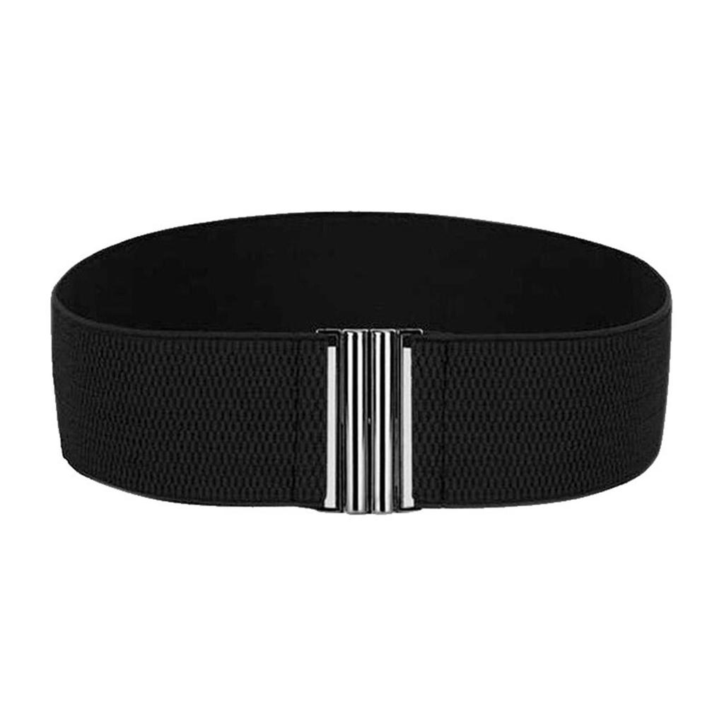 Fashion Women Stretch Elastic Corset Waist Belt Waistband Buckle 5cm Width Band