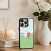 Cartoon L-LINE F-Friends Brown Phone Case For IPhone 16 17 15 14 12 13 Pro Max Black Color Shockproof Cover