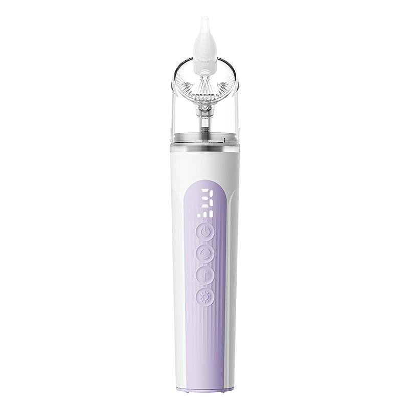 Electric waterproof nasal aspirator for newborns and children, perfect for home use to remove nasal mucus.