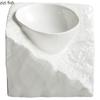 Irregular Shape Ceramic Ramen Noodle Bowl Dinner Plates Soup Pot Restaurant Solid Color Tableware Snack Dessert Plate Salad Bowl