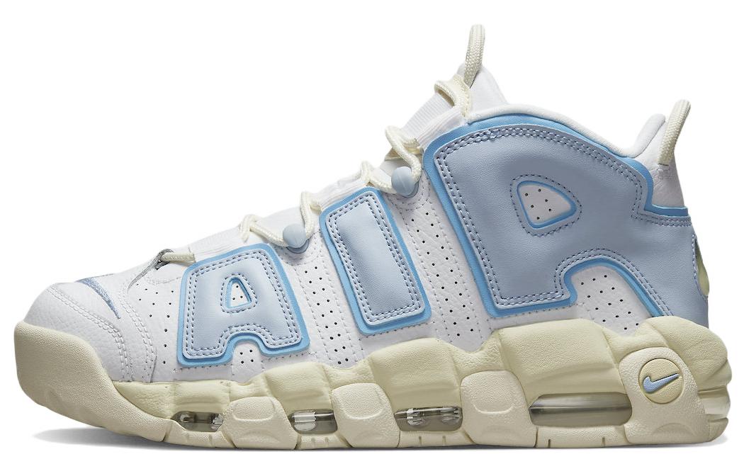 

Nike Air More Uptempo Basketball Shoes Women s Low Top White Blue FD9869-100 41