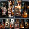 Retro Rock Music Electric Guitar Phone Case for Samsung A54 A14 A24 A34 A17 A37 A57 A55 A35 A25 A15 A07 A05S A04S A12 A22 A32 A5