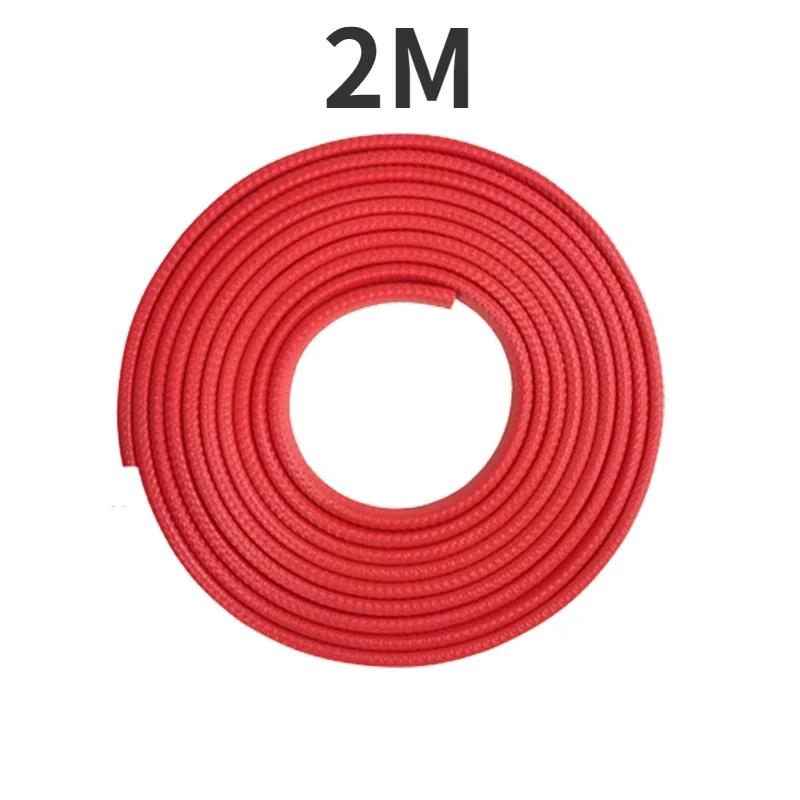 2/3/5M Car Door Anti Collision Strip with Steel Disc Bumper Trim Edge Scratch Protector Strip Sealing Guard Styling Car Decor