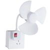 Multi-functional Socket Fan: Small Whirlwind Wall-mounted or Floor-standing Fan for Toilet and Kitchen