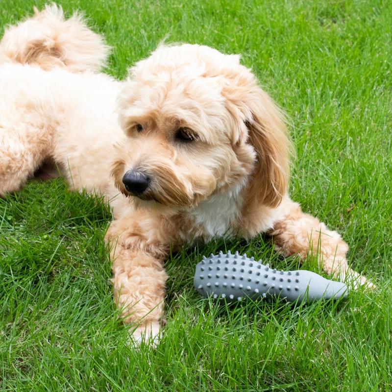 Interactive Classic BPA Free Puppy Chew Toys for Large/Medium Breed Dogs-Teeth Cleaning Food Grade Silicone Dog Toy