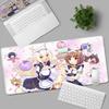 HD Anime Mousepad Cute Chocolate And Vanilla Natural Rubber Nonslip Keyboard Gaming Nekopara Extended Mat PC Office Accessories