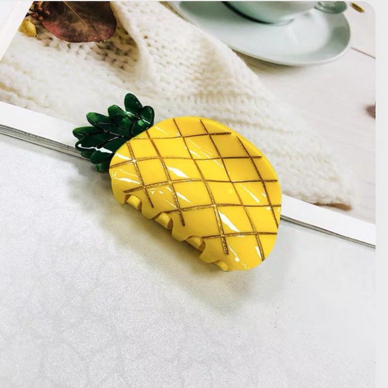 Korea Elegance Acetate Hair Clip for Women 5.5cm Acetate Hair Crabs Red Hairclip Girls Fashion Hairpin Hair Accessories
