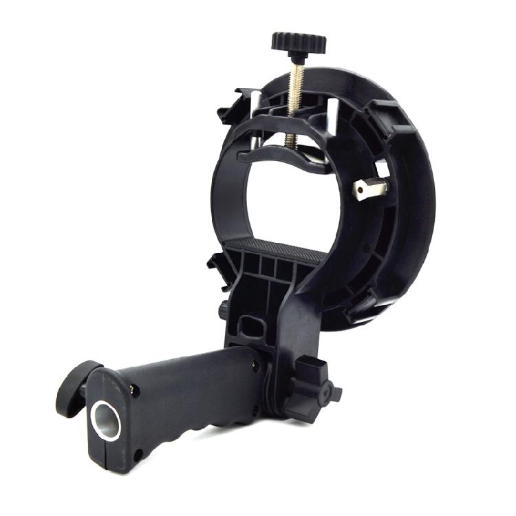 Speedlite Mount Adapter Bracket for Flash Light Softbox Snoots S-Type Grip Stand